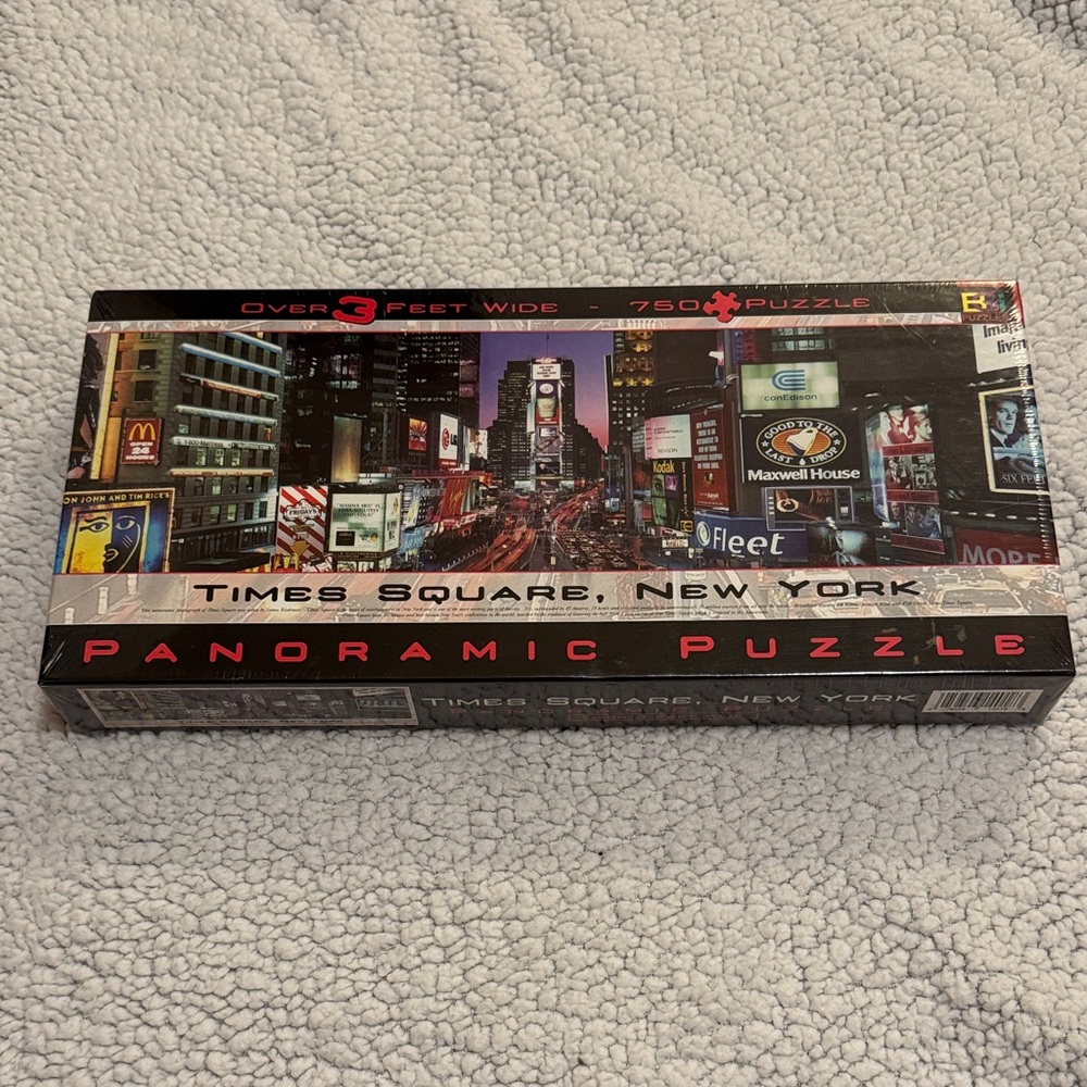 Times Square New York Panoramic Puzzle